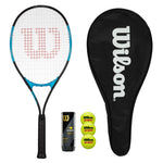 Wilson Ultra Excel 112 Tennis Racket with Full Cover and Balls