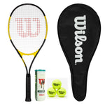 Wilson Nitro Excel 112 Tennis Racket with Head Cover and Balls